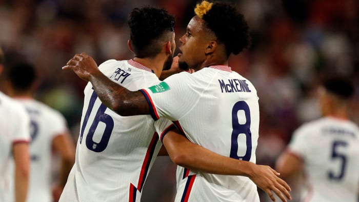 USMNT's Weston McKennie and Ricardo Pepi